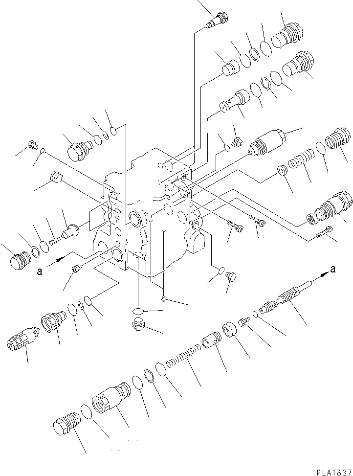 Управляющий клапан (723-63-11102) KOMATSU