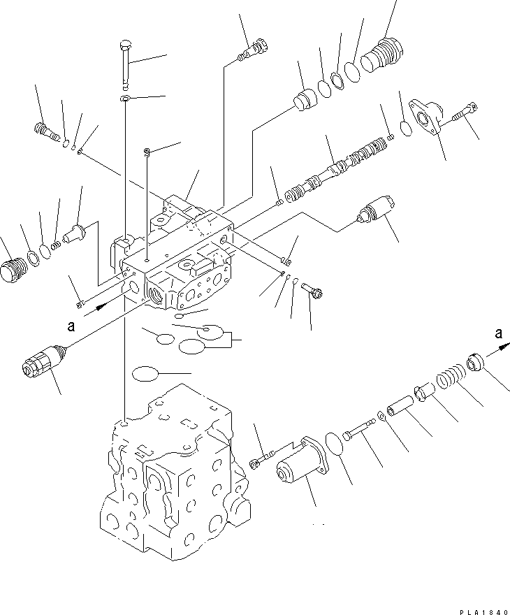 клапан в сборе 723-61-05100 KOMATSU