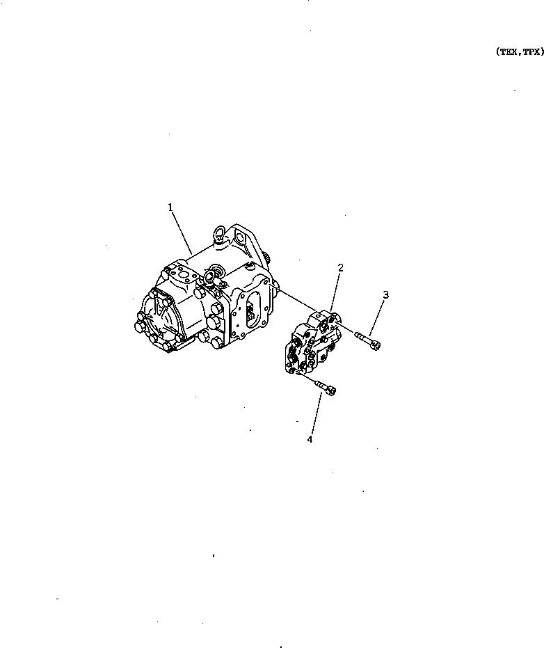 Насос в сборе (708-1L-01011) KOMATSU