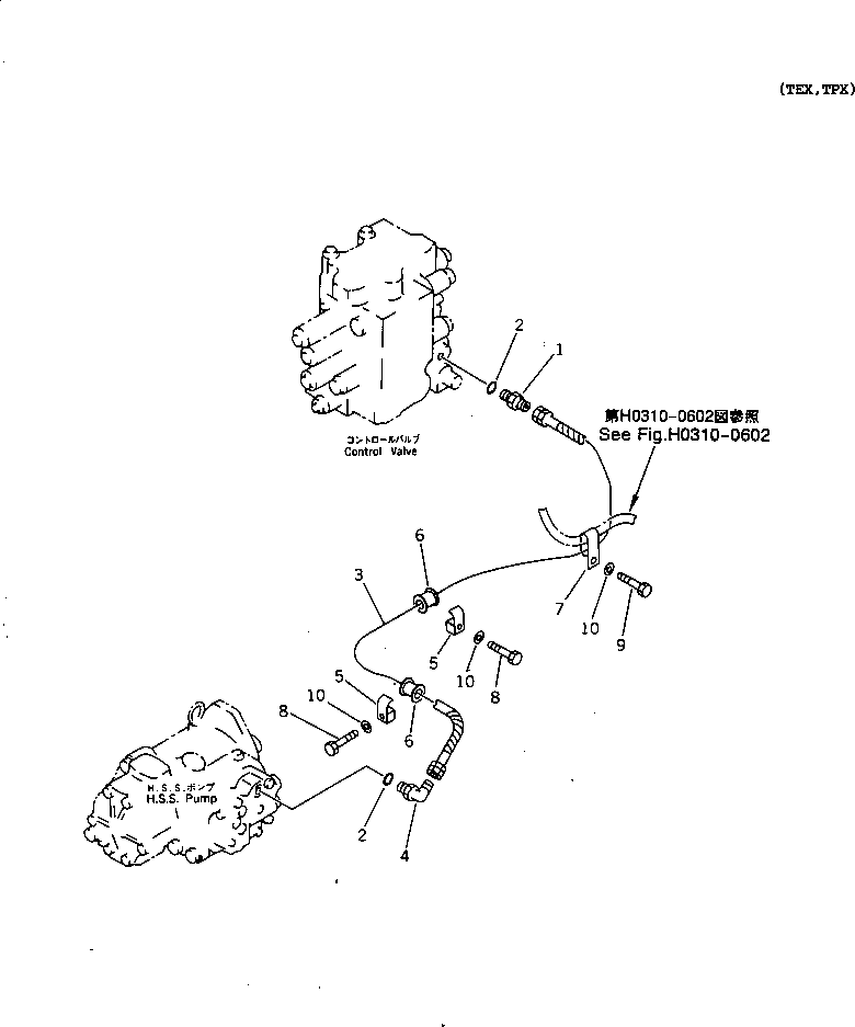 Шланг 14Z-62-11120 KOMATSU