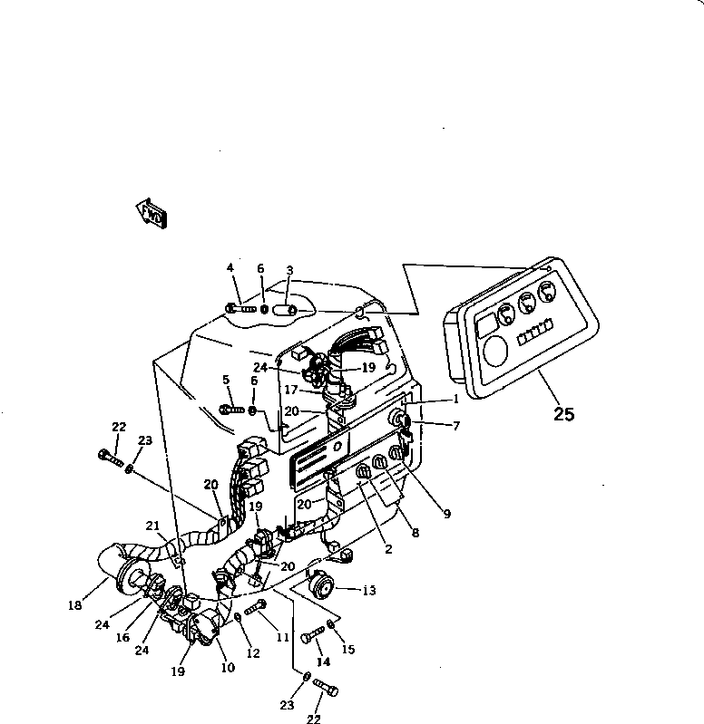 Жгут проводов 14X-06-14220 KOMATSU
