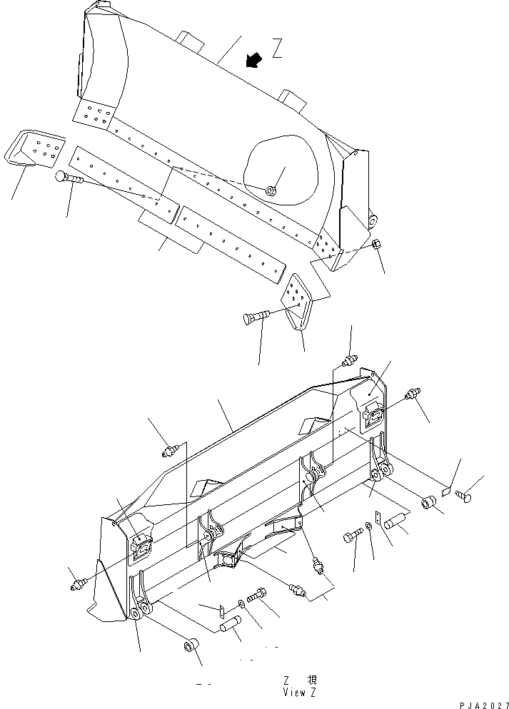 Режущая кромка 14X-952-1130 KOMATSU