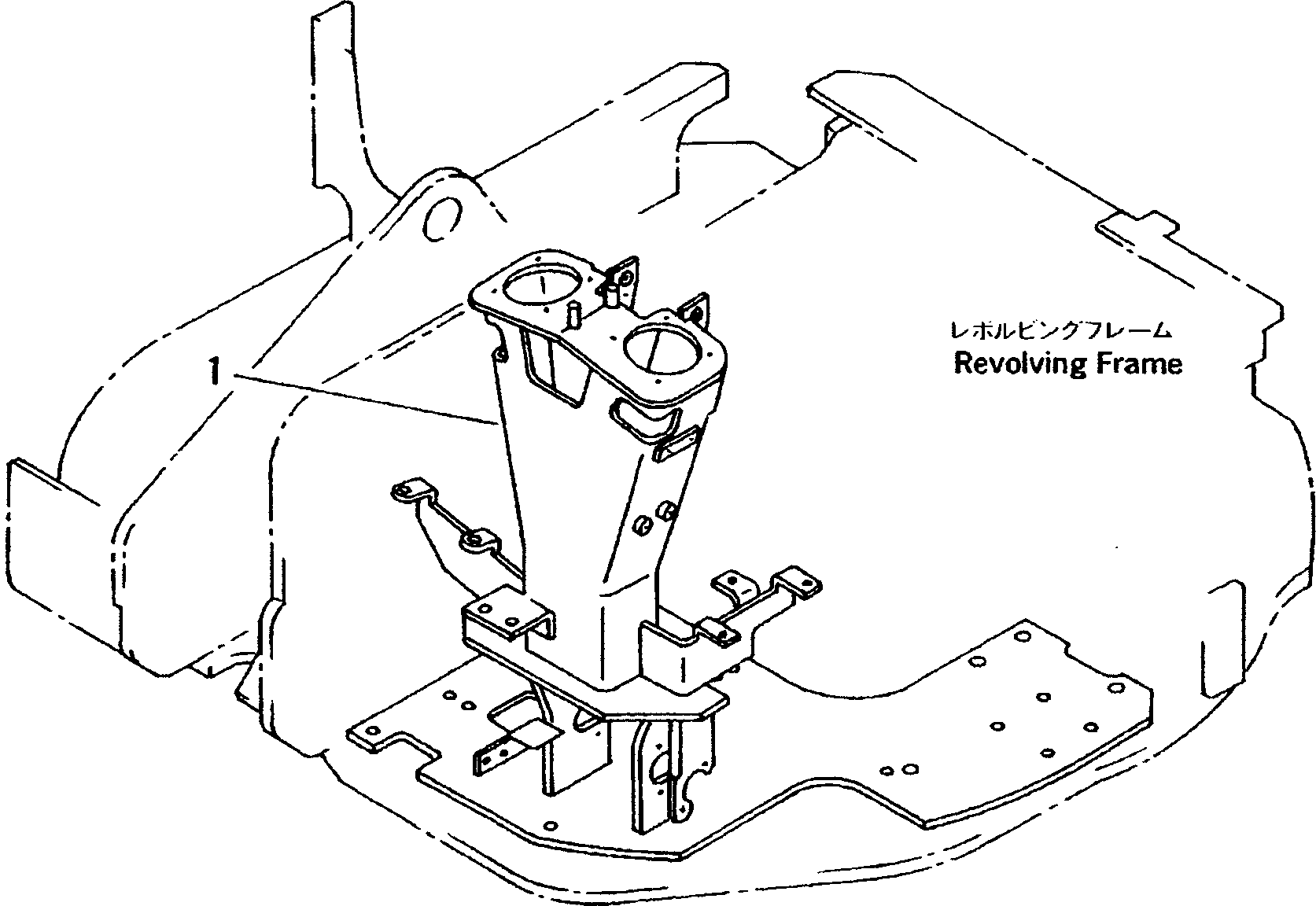 Кронштейн 21X-43-23111 KOMATSU
