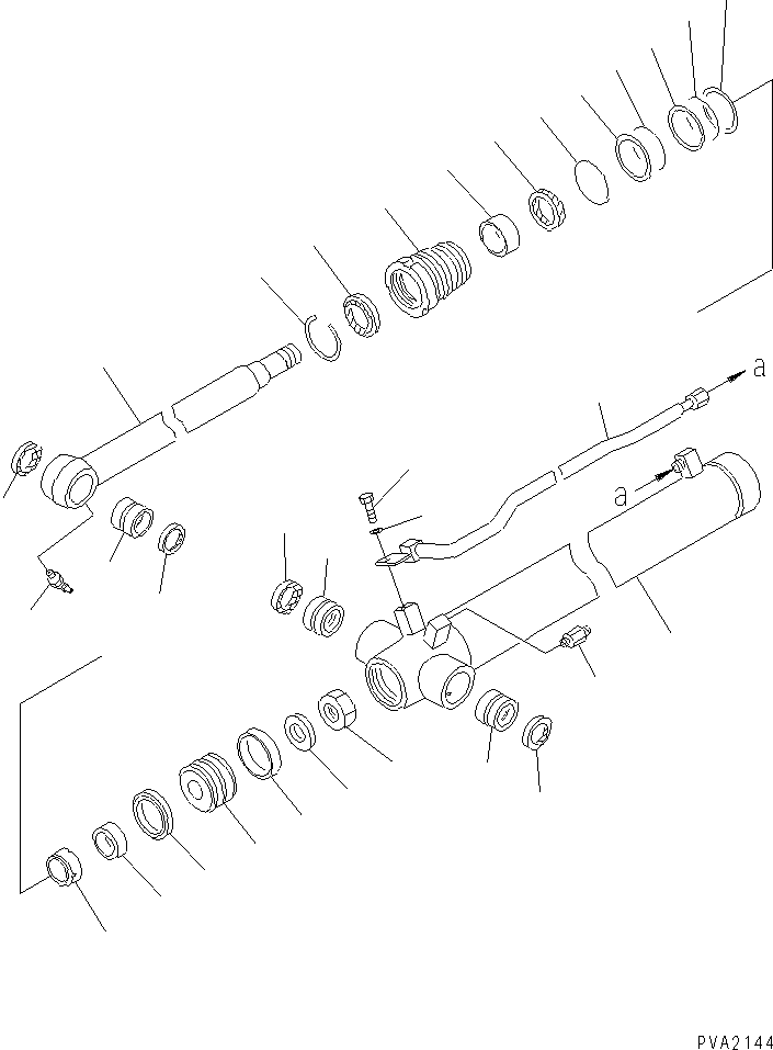 Трубка 21X-63-66281 KOMATSU