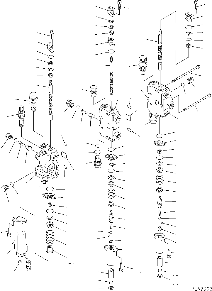 управляющий клапан 700-83-25002 KOMATSU
