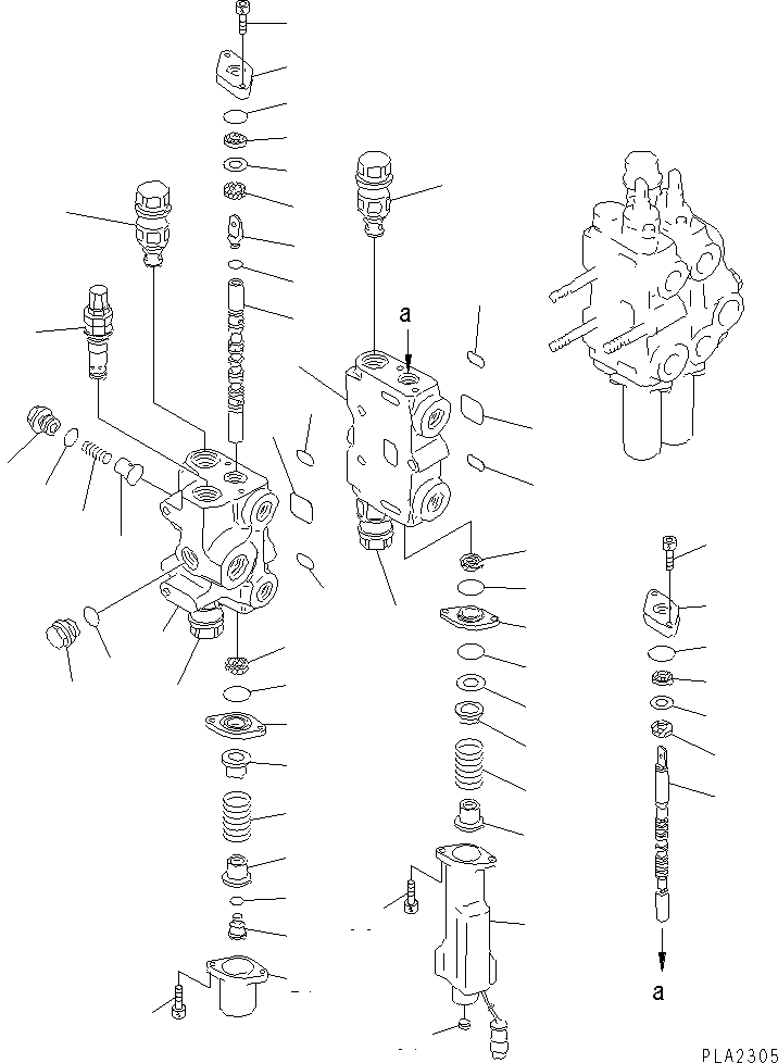 Управляющий клапан 700-84-47002 KOMATSU