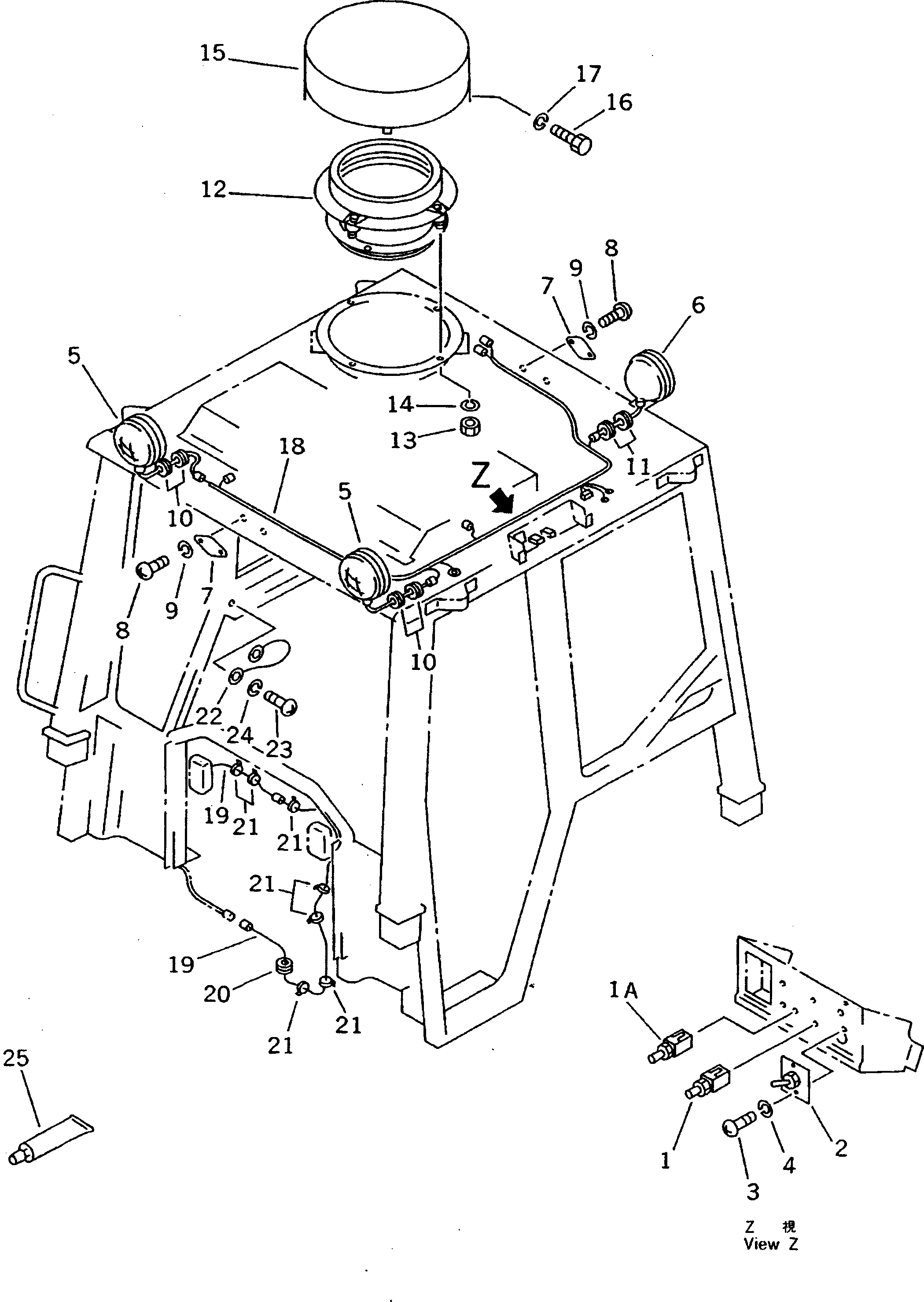 Жгут проводов 114-X11-1261 KOMATSU