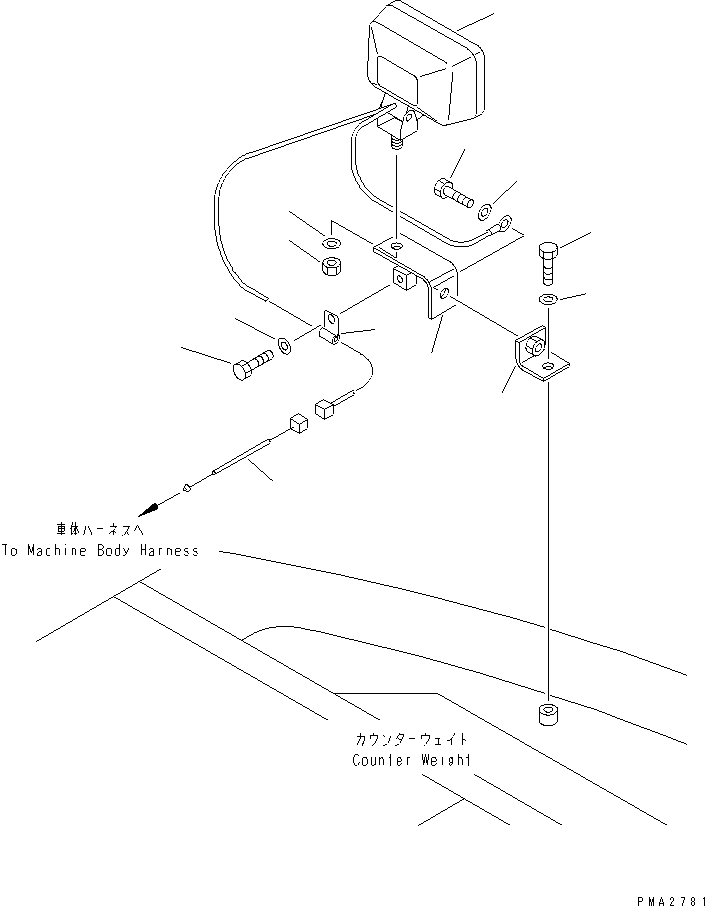 Жгут проводов 203-06-61770 KOMATSU