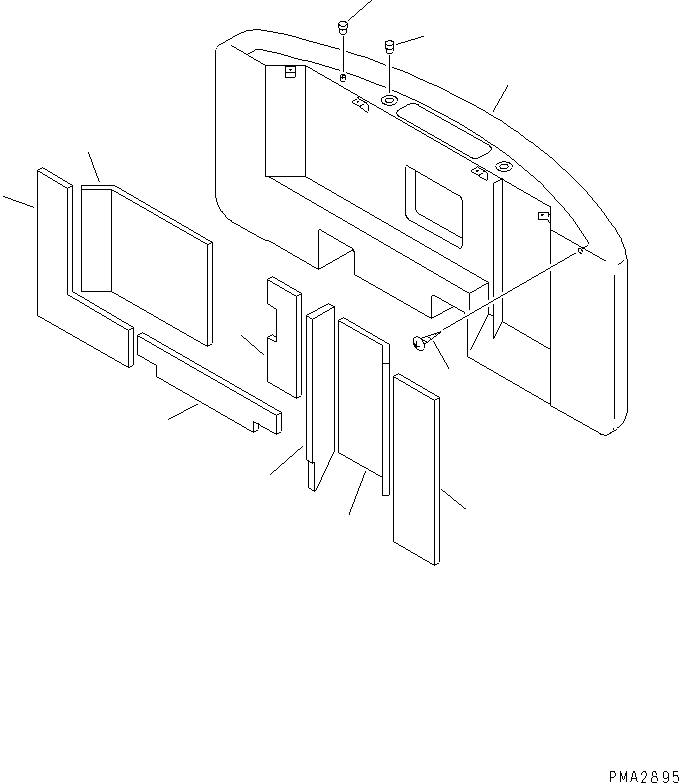 WEIGHT,COUNTER 203-46-64310 KOMATSU