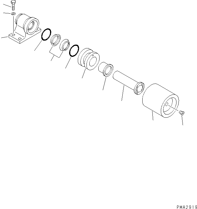 Плавающее торцевое уплотнение в сборе \1\110-30-00085 KOMATSU