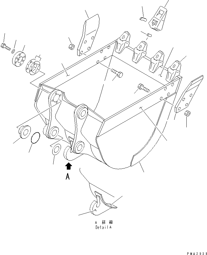 Ковш 202-70-74161 KOMATSU