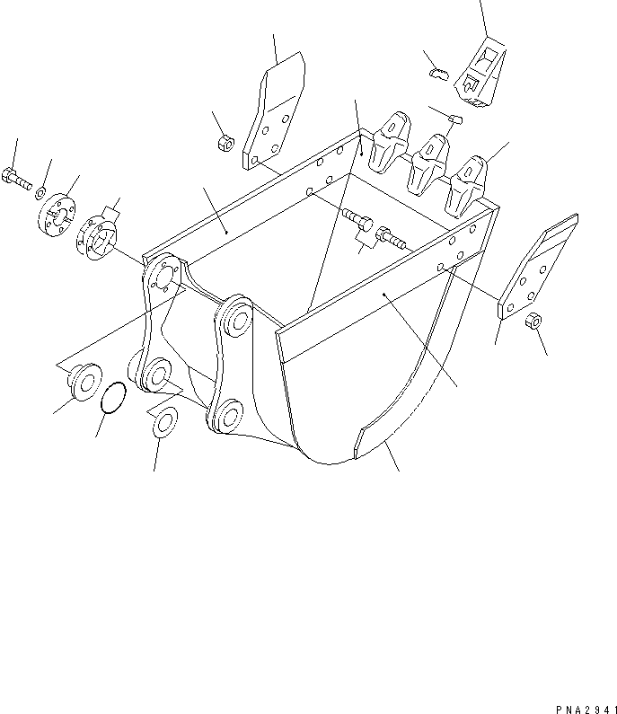 Ковш 203-926-6110 KOMATSU