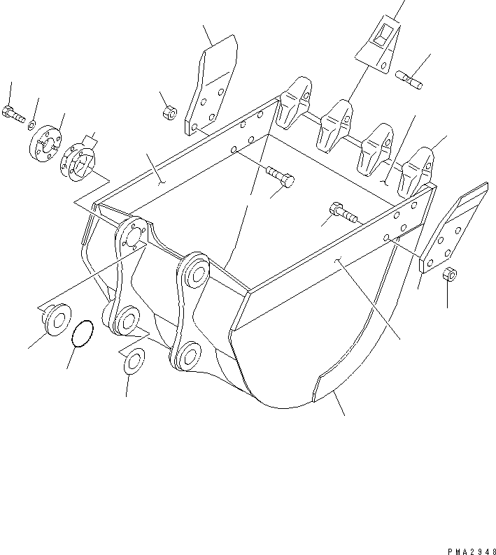 Ковш 202-70-74151 KOMATSU
