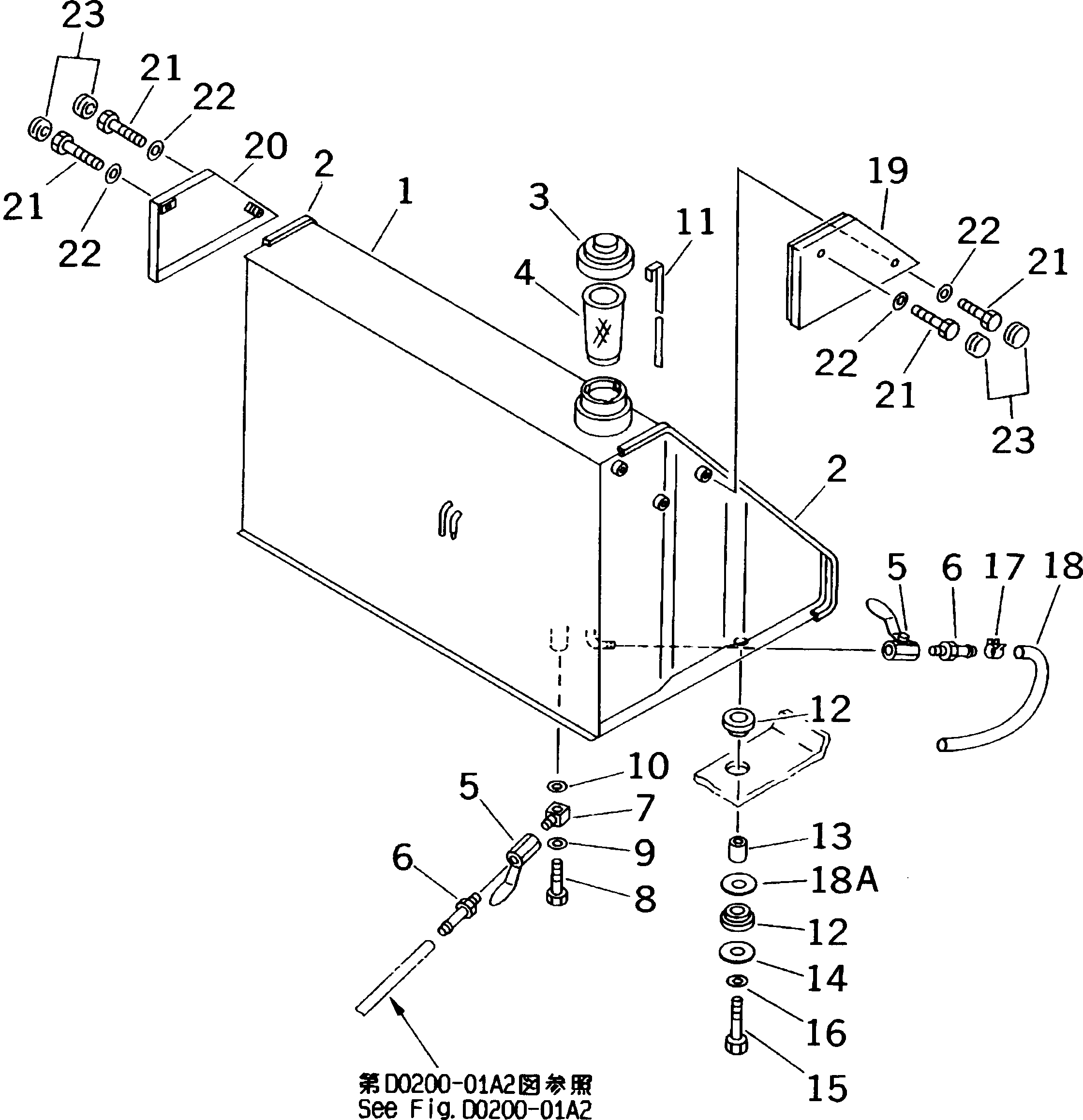 Крышка правая 14U-04-11170 KOMATSU