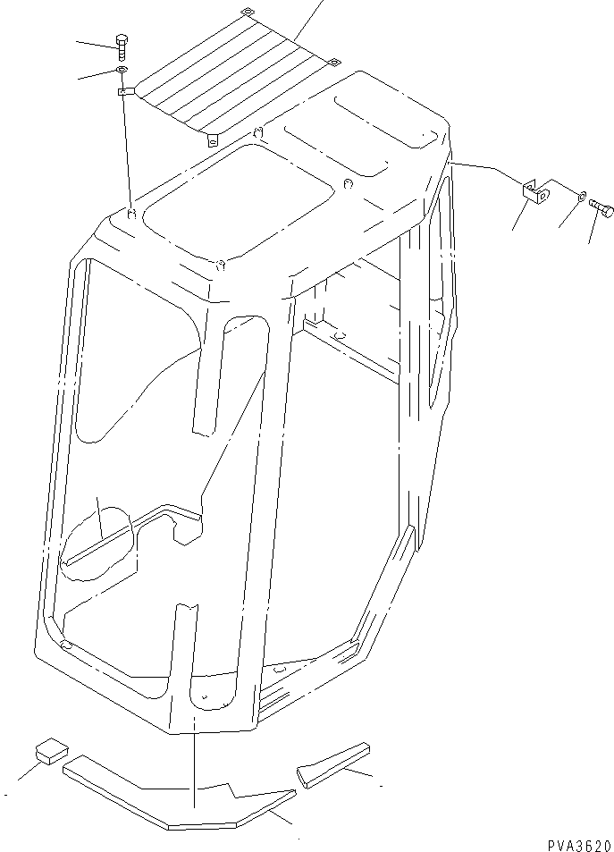 Кронштейн 21X-54-24170 KOMATSU