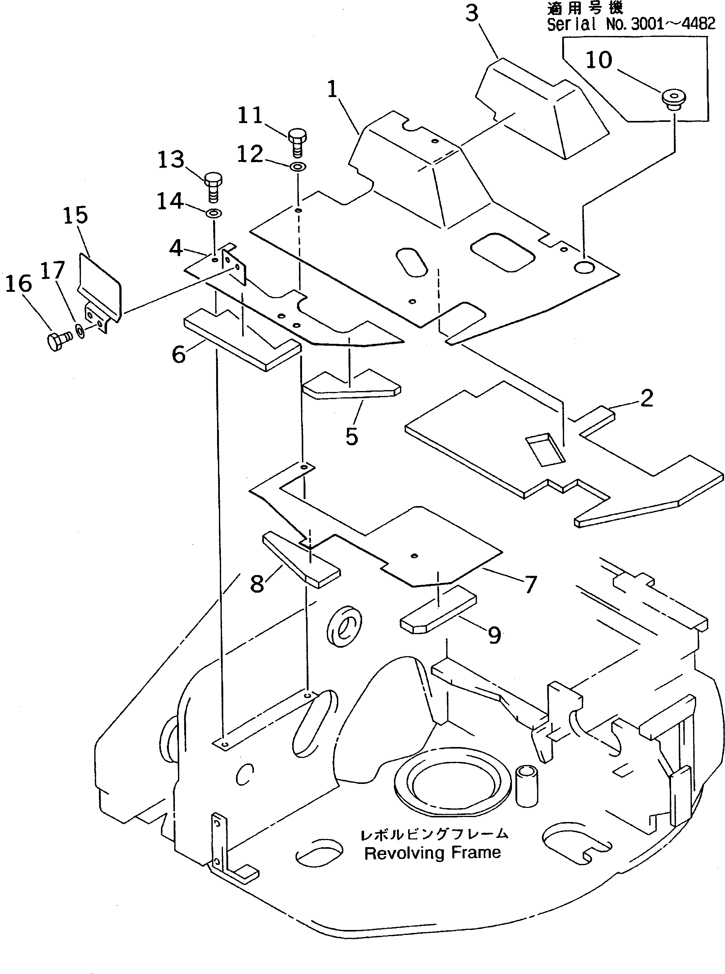 SHEET,(FOR ATTACHMENT LESS) 21X-54-24331 KOMATSU