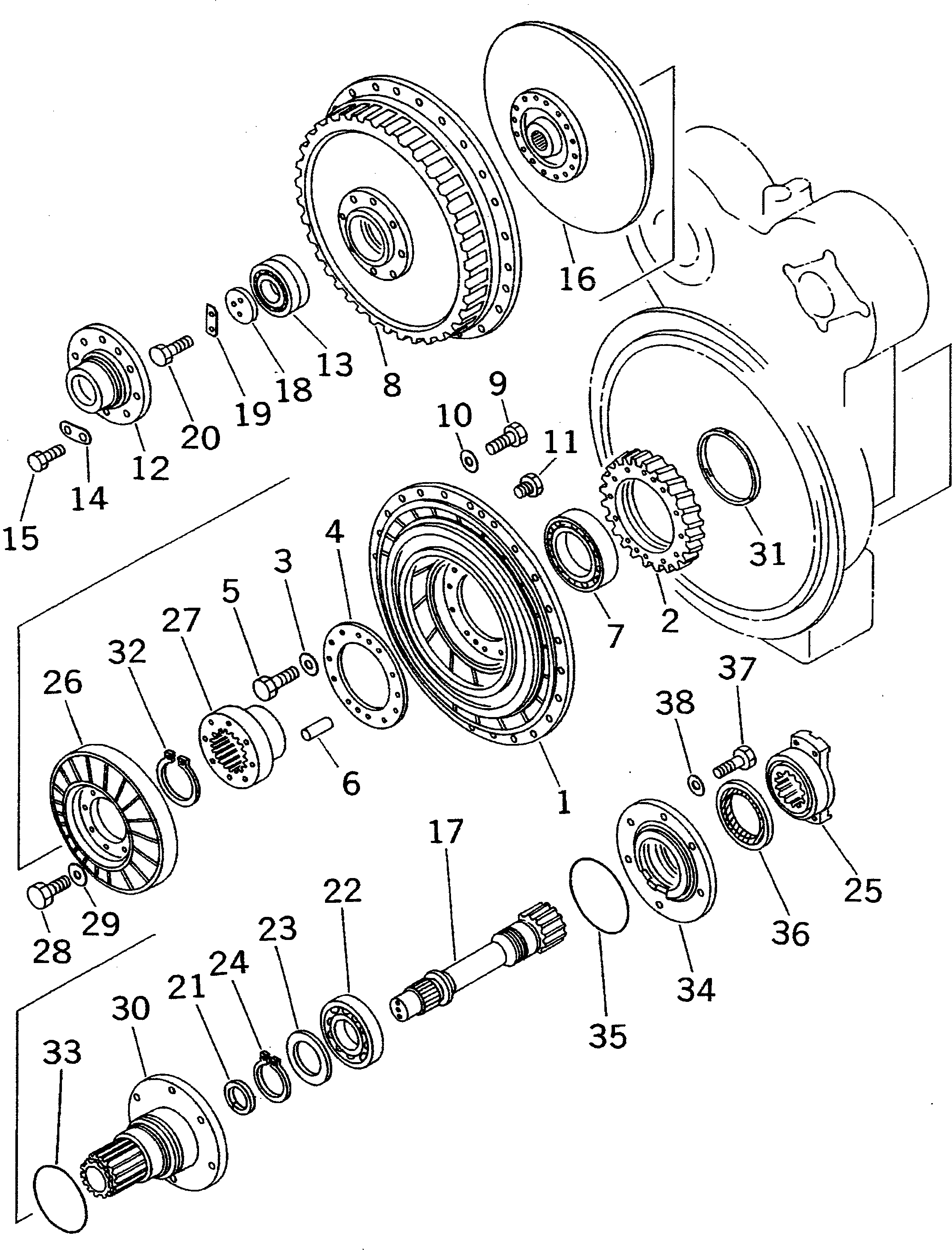 Подшипник 145-13-11240 KOMATSU