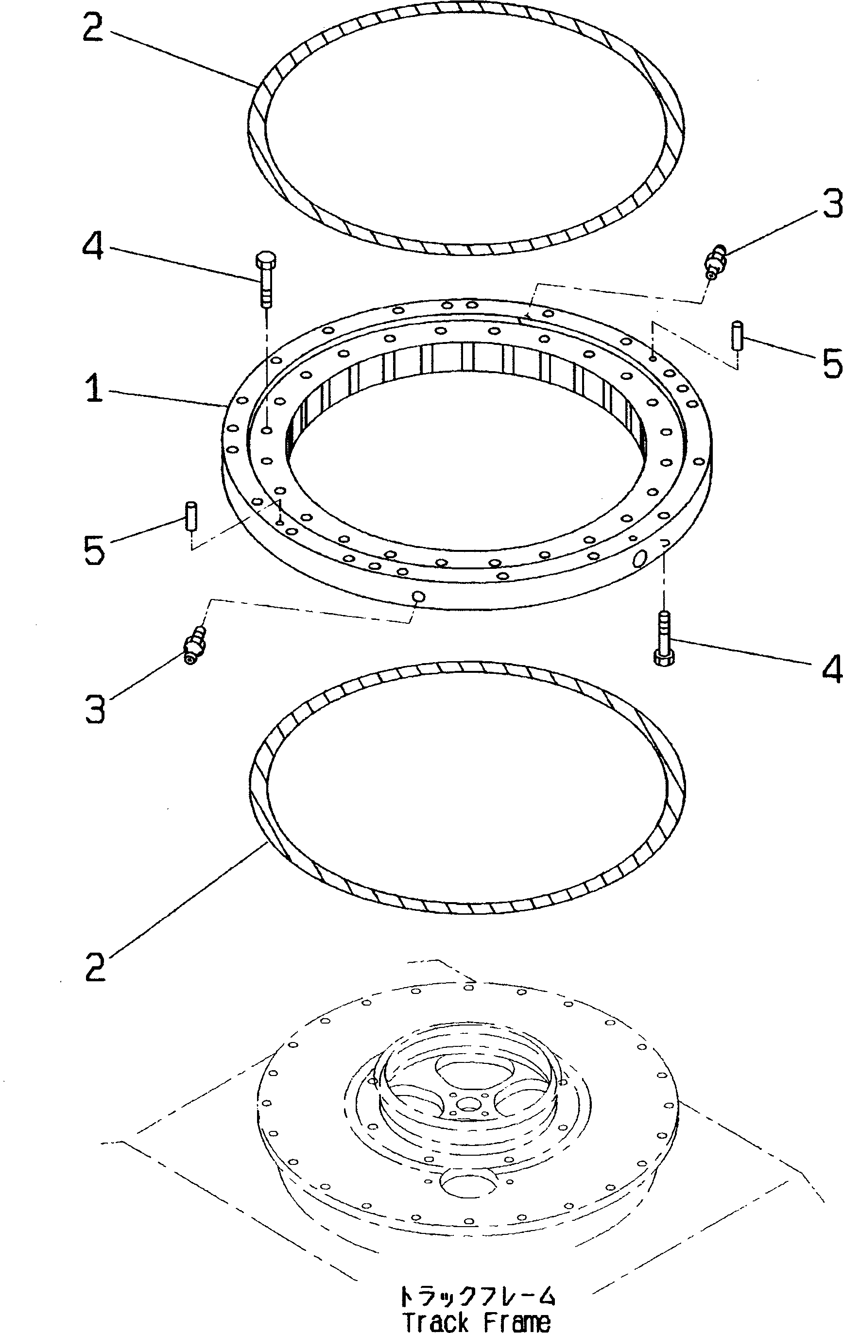 CIRCLE,SWING 201-25-72102 KOMATSU