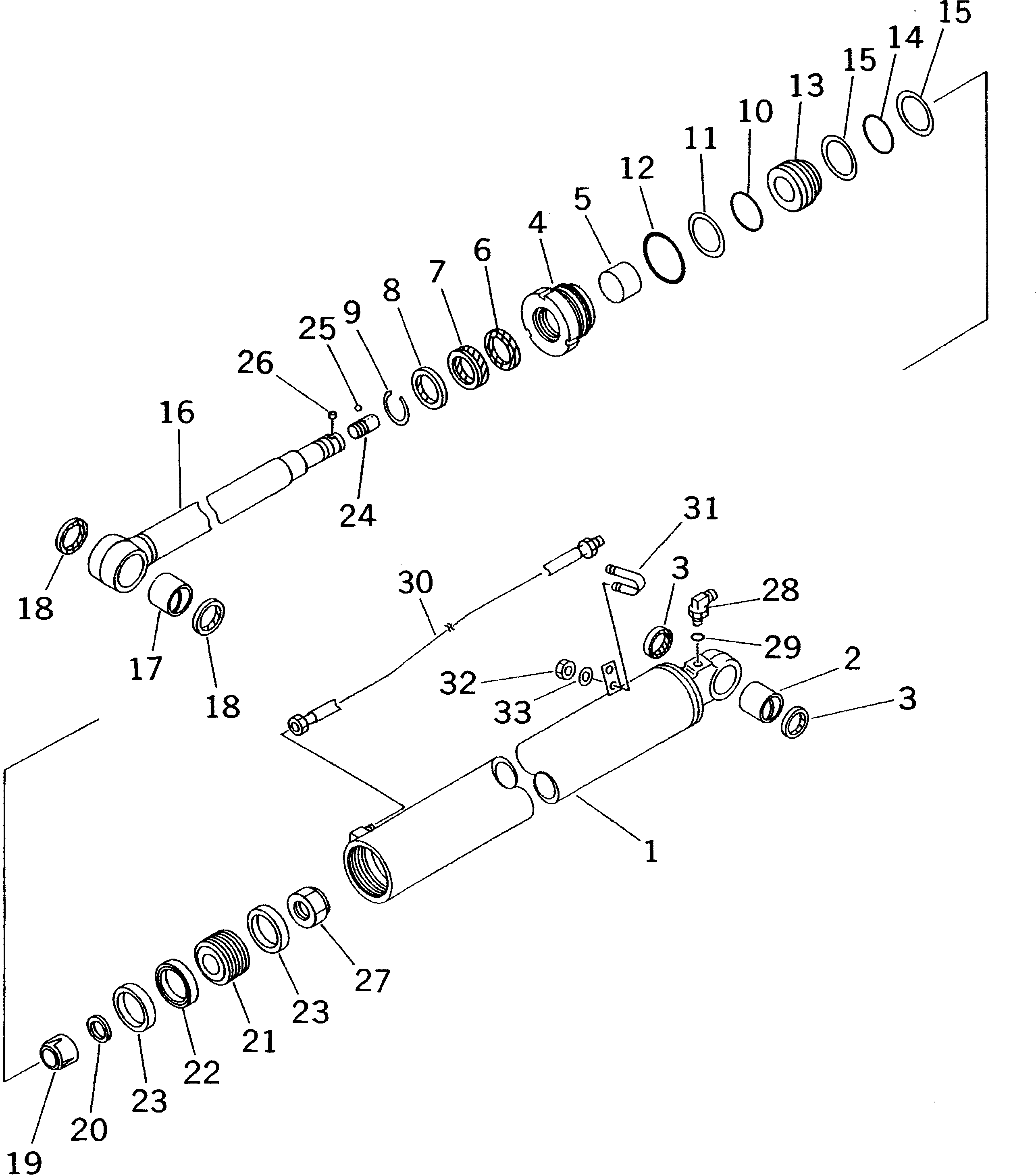CYLINDER,ARM 201-63-64442 KOMATSU