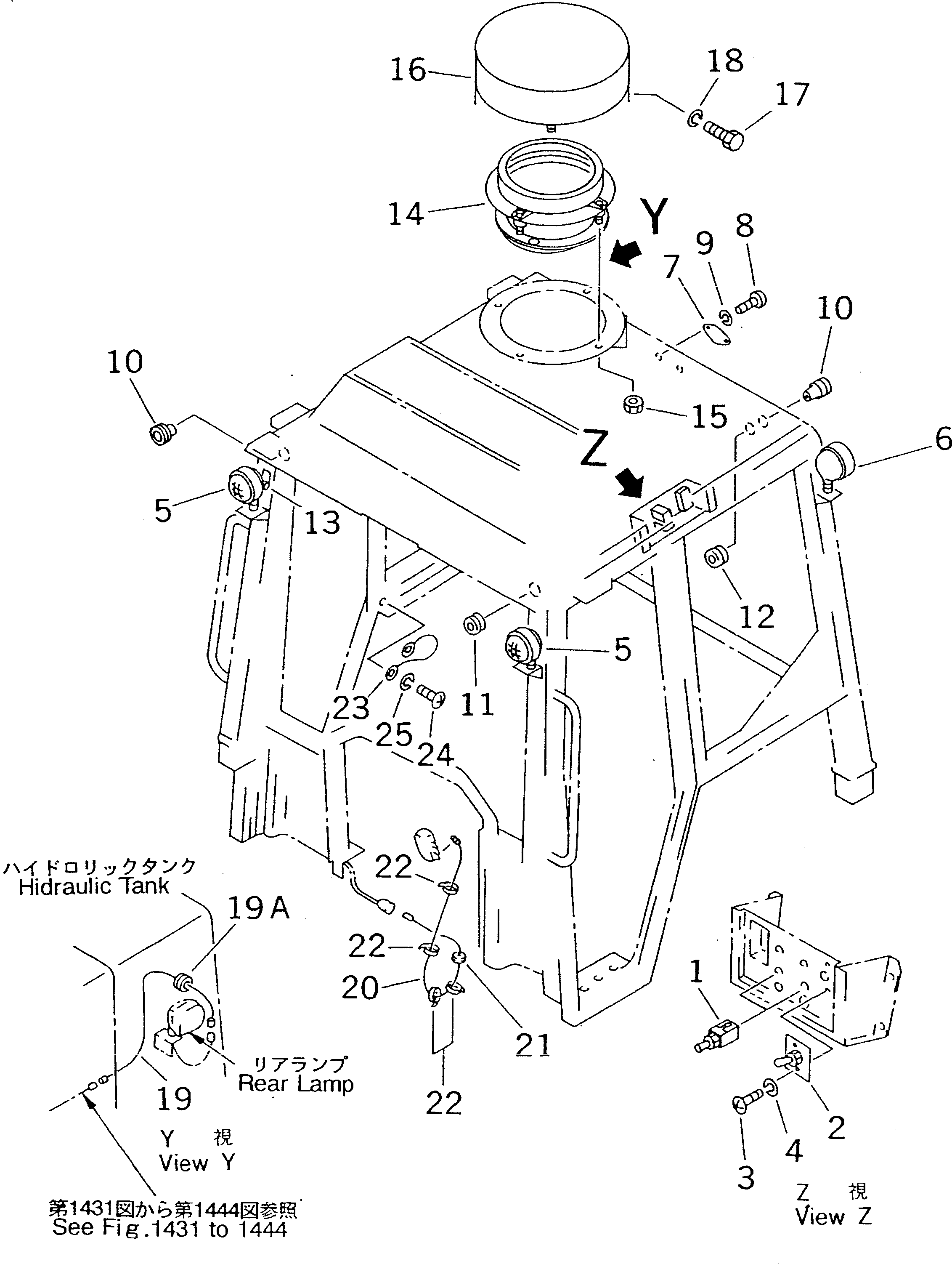 BULB, 60W 08107-11260 KOMATSU