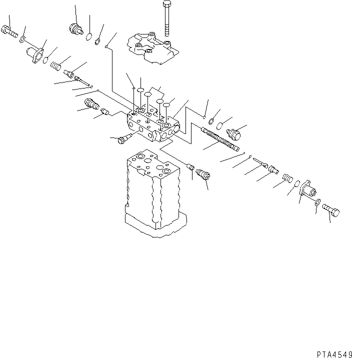 Клапан в сборе (723-36-40100) KOMATSU