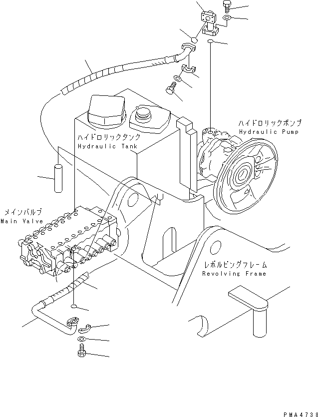 Шланг 21Y-62-17110 KOMATSU