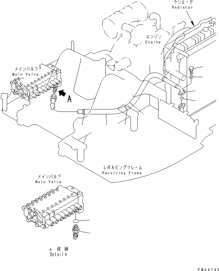 Шланг 21Y-62-11321 KOMATSU