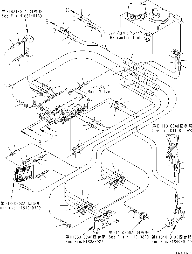 HOSE¤ 2200MM 203-62-52230 KOMATSU