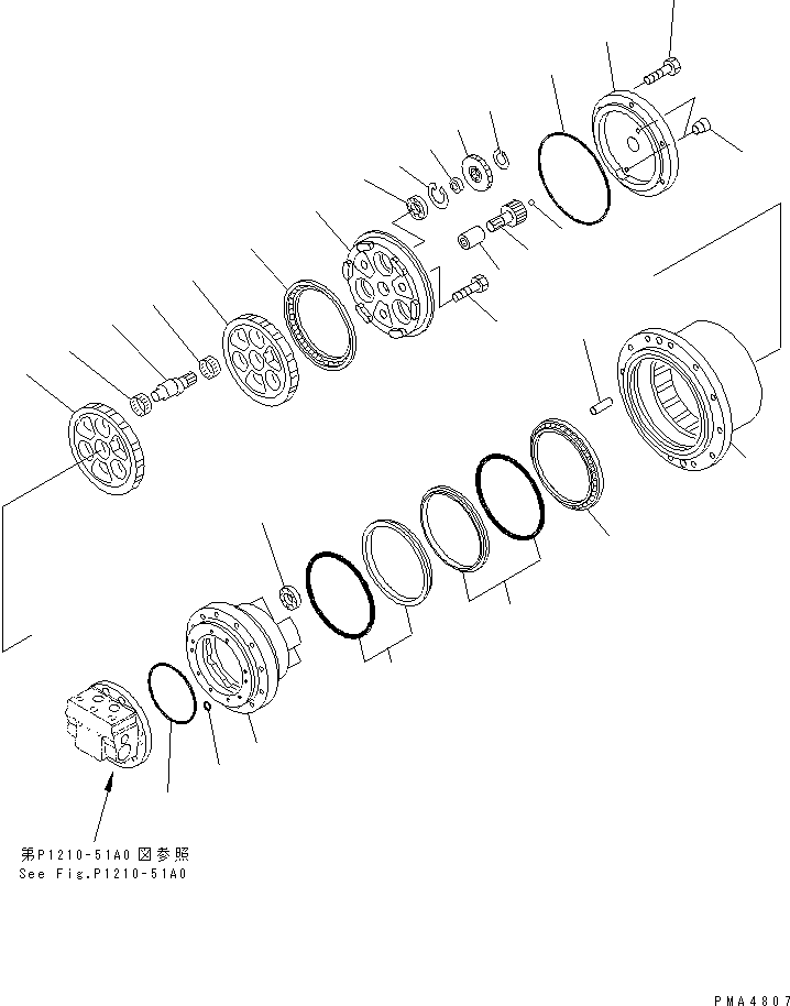 Крышка TZ263B1008-01 KOMATSU