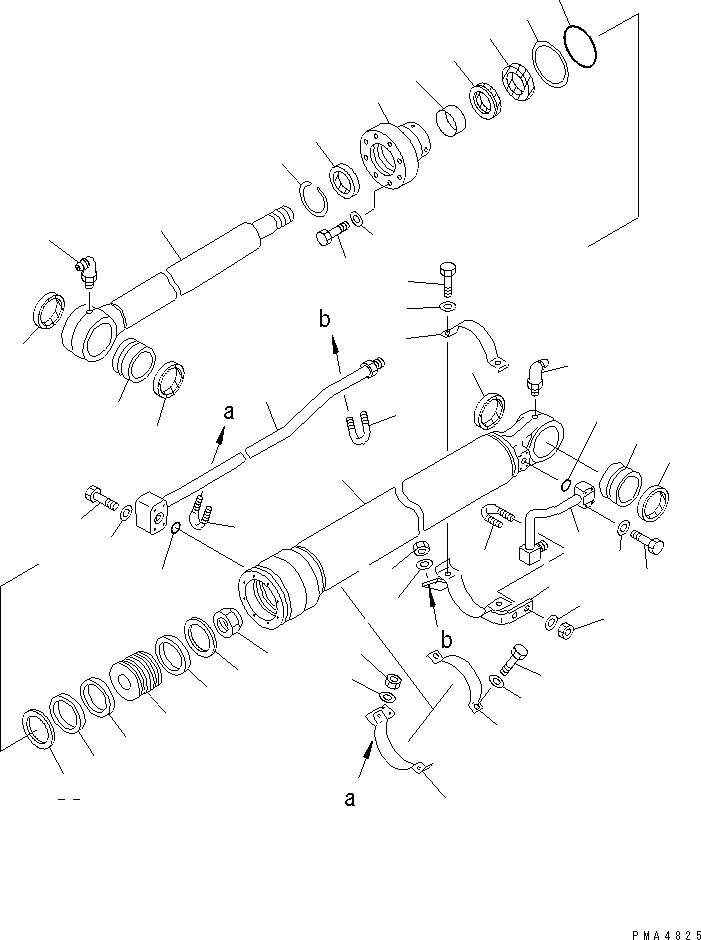 CYLINDER (PAINT(2)) 202-63-74541 KOMATSU