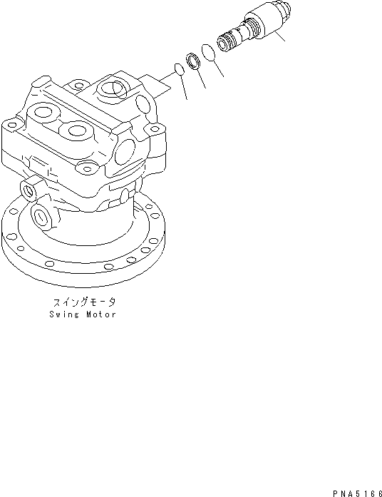 Клапан в сборе 702-73-04200 KOMATSU