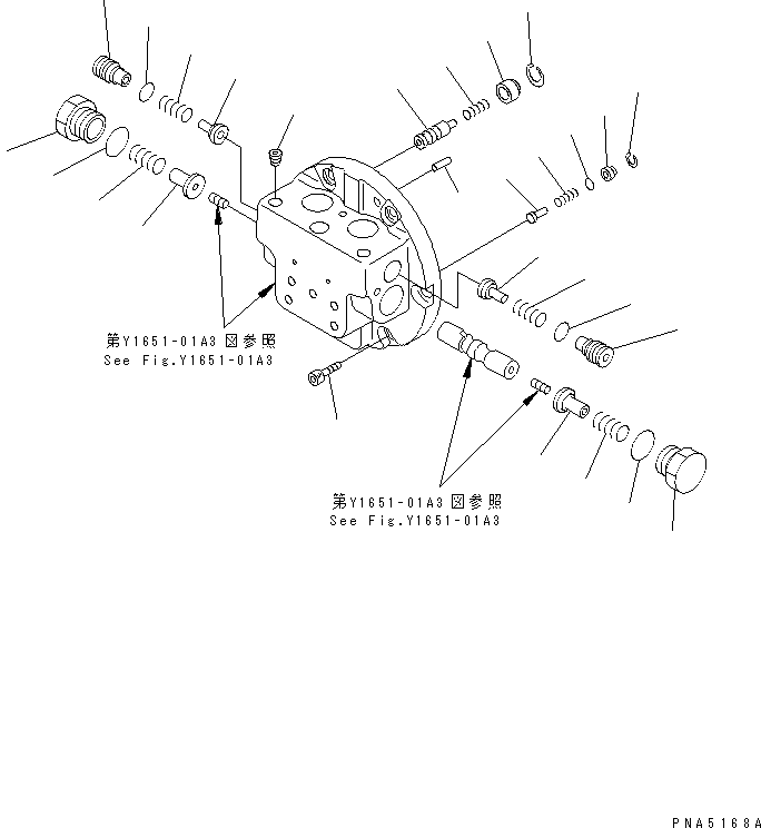 Клапан TZ529B2019-00 KOMATSU