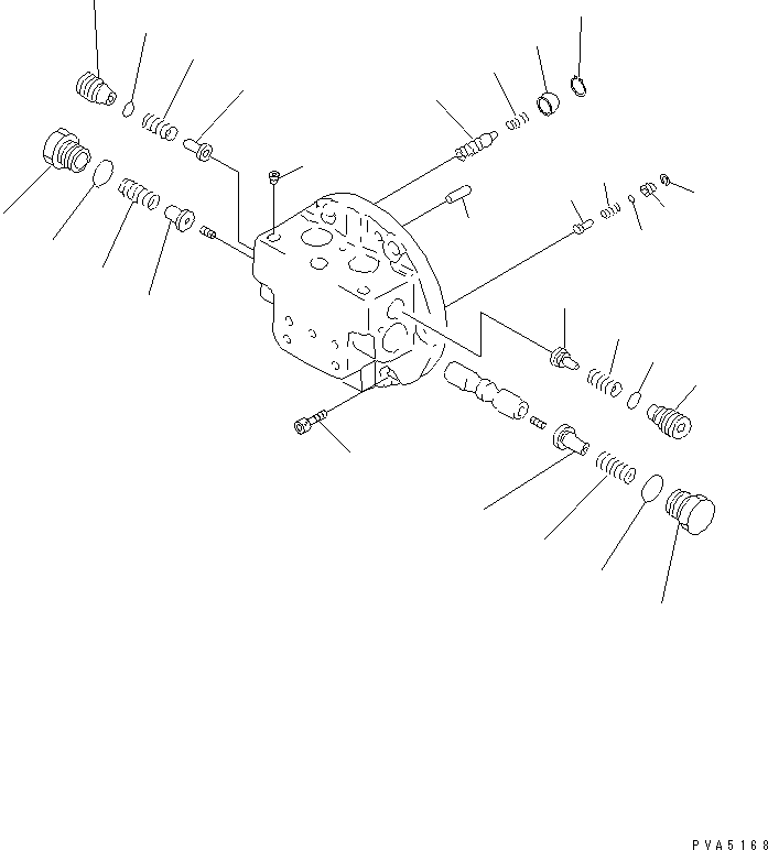 Пробка TZGM1-4-K KOMATSU