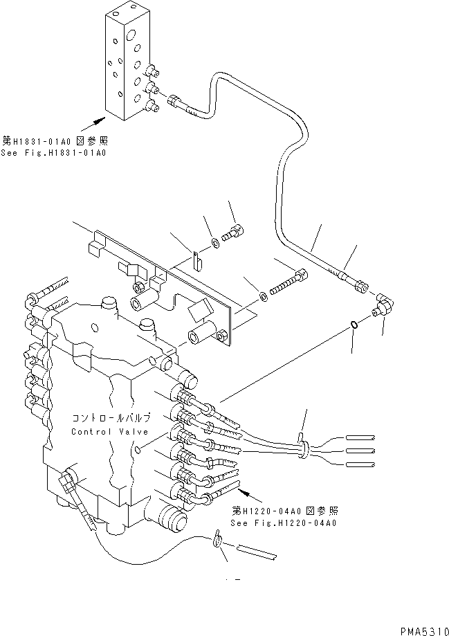 Кронштейн 203-62-62242 KOMATSU