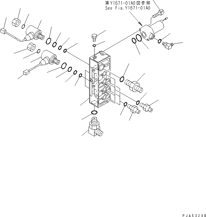 Блок 203-60-62113 KOMATSU