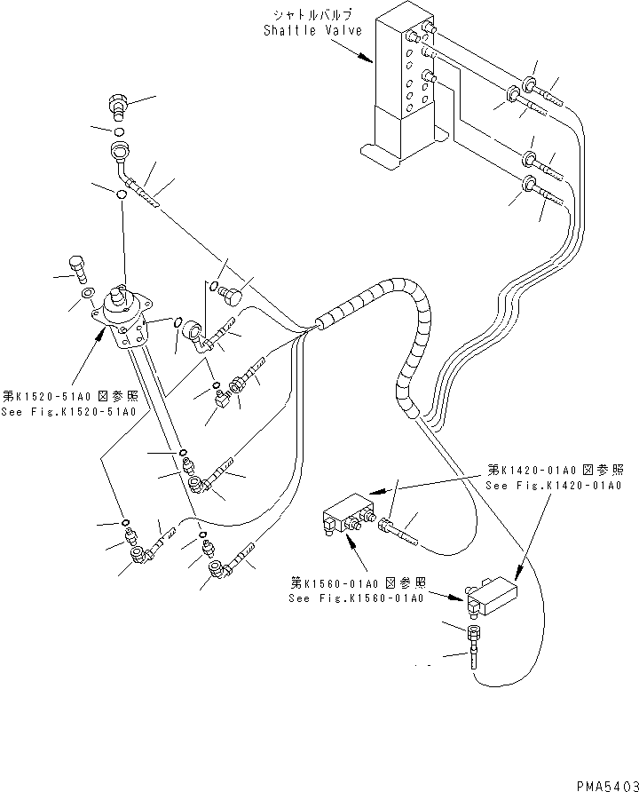 Шланг 203-62-62841 KOMATSU