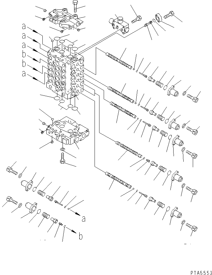 Управляющий клапан 723-36-10102 KOMATSU