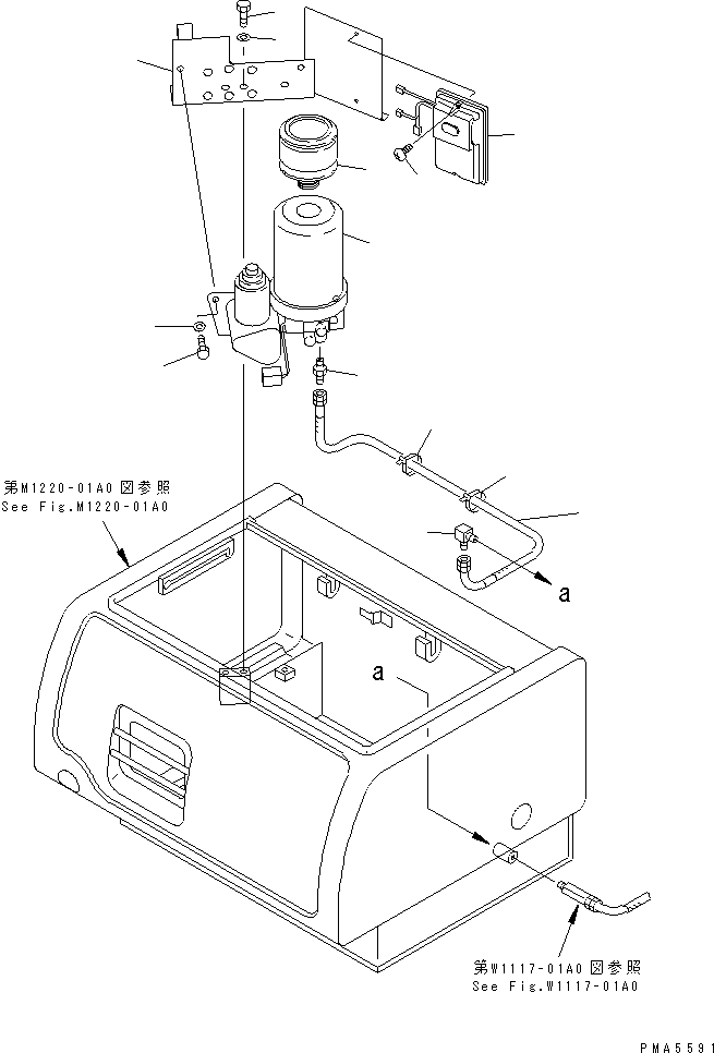 CARTRIDGE,GREASE 201-70-75710 KOMATSU