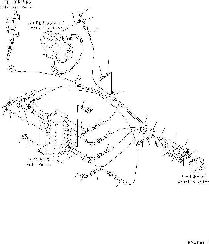 Угольник 201-62-71891 KOMATSU