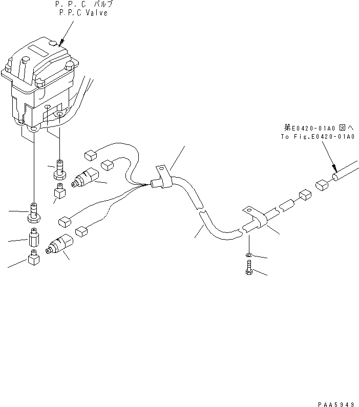 Жгут проводов 201-06-71770 KOMATSU