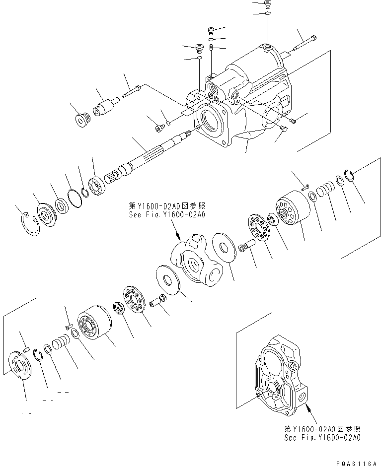 Корпус в сборе UC4100325072 KOMATSU