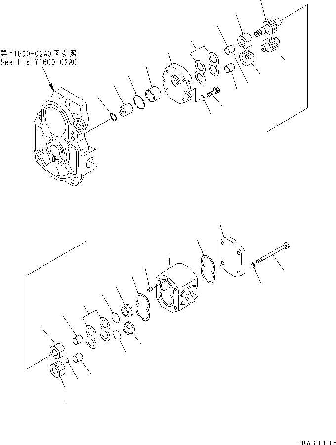 Кронштейн UC1164012001 KOMATSU