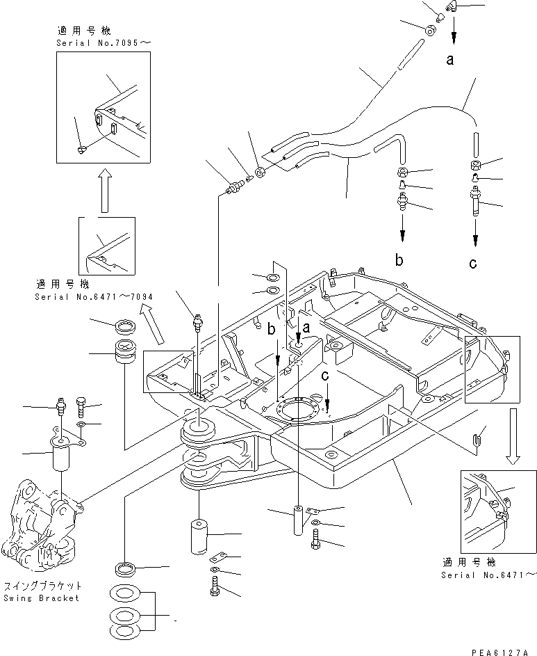 FRAME,REVOLVING 20S-46-71111 KOMATSU