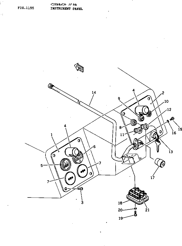 INDICATOR,DUST (GERMAN) (08670-70001) KOMATSU