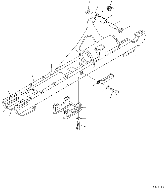 Подножка 13G-30-11170 KOMATSU