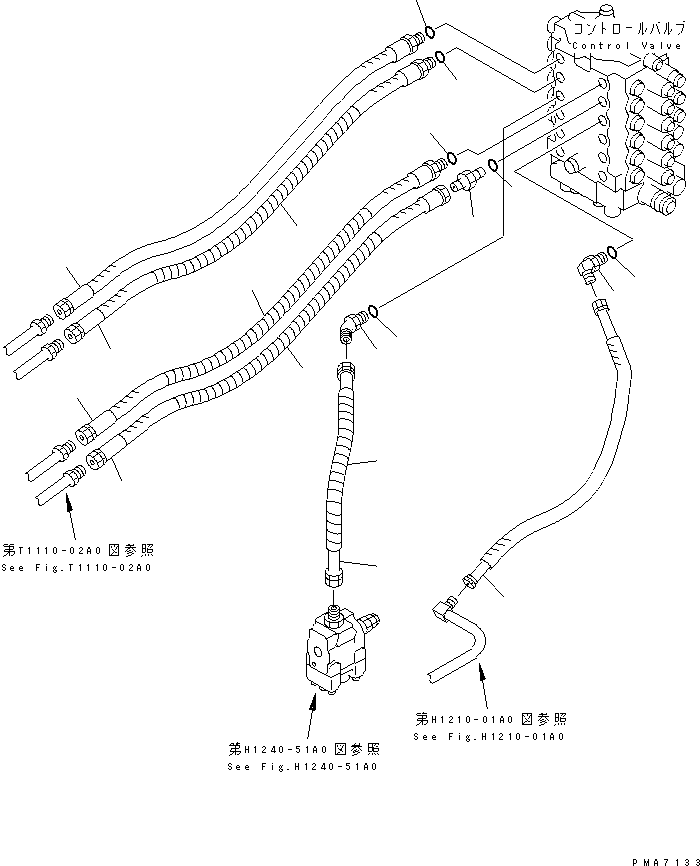 HOSE¤ 1150MM 203-62-61840 KOMATSU