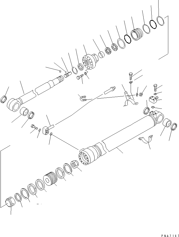 CYLINDER GROUP,(SEE FIG.Y1620-11A0A) 202-63-X2323 KOMATSU