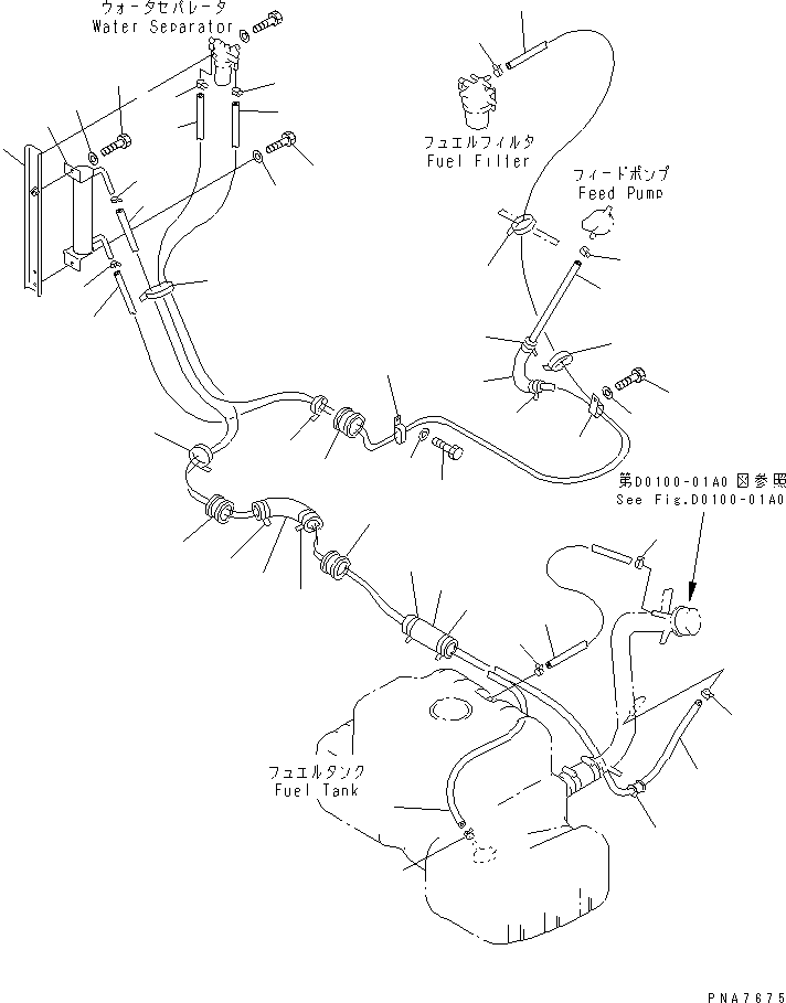 Шланг 07288-00723 KOMATSU