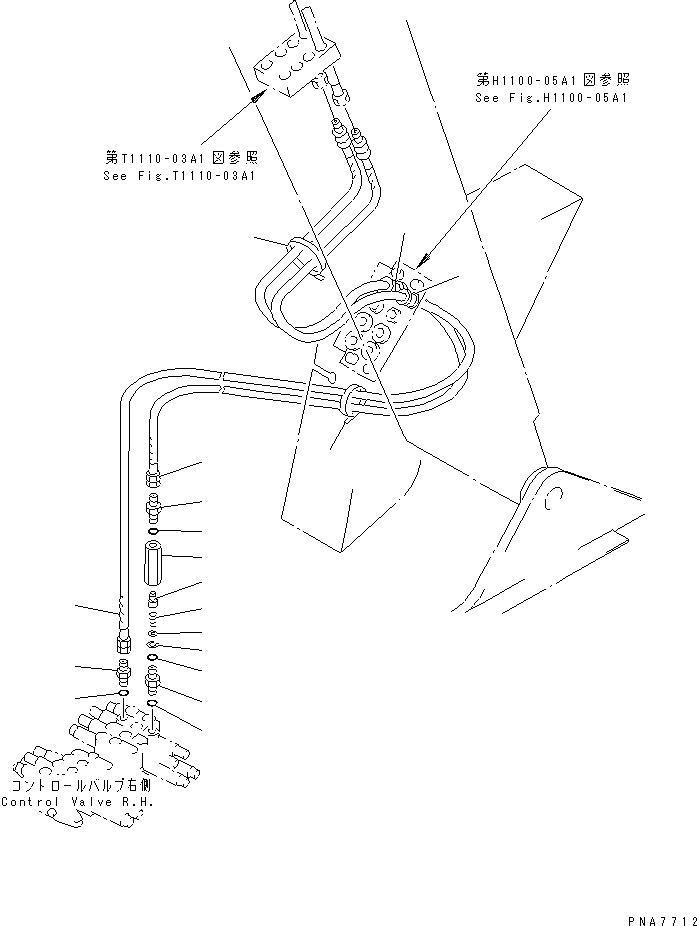 Шланг 20U-62-22981 KOMATSU