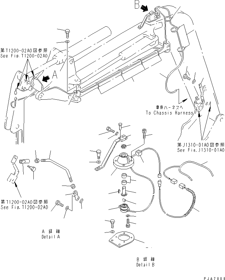 Жгут проводов 20U-06-22210 KOMATSU